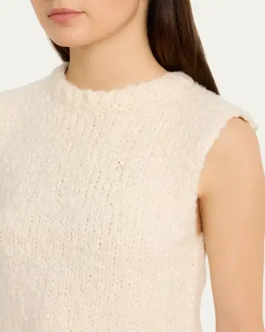 Adam Lippes Gwen Brushed Silk Knit Sleeveless Top | Thumbnail 5 Adam Lippes Gwen Brushed Silk Knit Sleeveless Top | Thumbnail 5