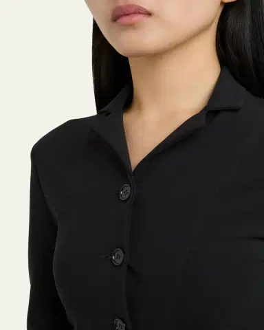 Jil Sander Gathered Slim-Fit Button-Down Shirt | Thumbnail 5 Jil Sander Gathered Slim-Fit Button-Down Shirt | Thumbnail 5