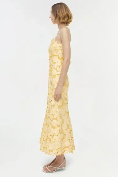 Simkhai Valletta Strapless Embroidered Dress | Thumbnail 4 Simkhai Valletta Strapless Embroidered Dress | Thumbnail 4
