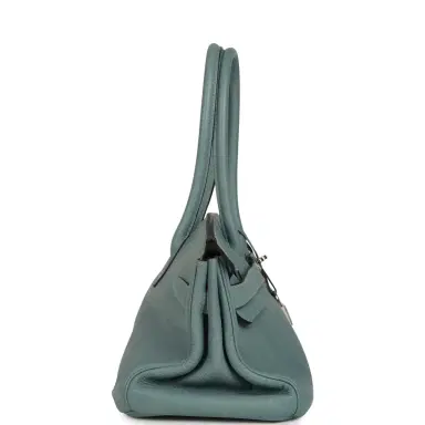 HERMÈS Vintage Hermes Shoulder Birkin 42 JPG Ciel Clemence Palladium Hardware | Thumbnail 3 HERMÈS Vintage Hermes Shoulder Birkin 42 JPG Ciel Clemence Palladium Hardware | Thumbnail 3