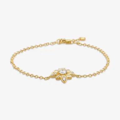 Gucci Gucci Flora 18K Yellow Gold Diamond Chain Bracelet YBA796244001 - S (6.3 by The Solist | Thumbnail 2 Gucci Gucci Flora 18K Yellow Gold Diamond Chain Bracelet YBA796244001 - S (6.3 by The Solist | Thumbnail 2