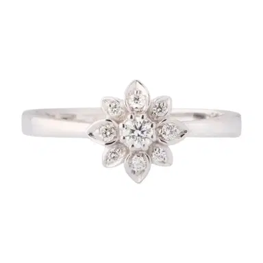 Gucci Gucci Flower 18K White Gold Diamond Ring YBC7962170010 - by The Solist | Thumbnail 1 Gucci Gucci Flower 18K White Gold Diamond Ring YBC7962170010 - by The Solist | Thumbnail 1