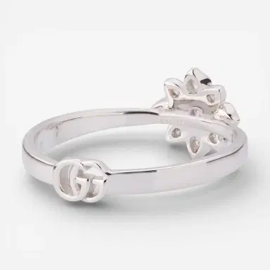 Gucci Gucci Flower 18K White Gold Diamond Ring YBC7962170010 - by The Solist | Thumbnail 3 Gucci Gucci Flower 18K White Gold Diamond Ring YBC7962170010 - by The Solist | Thumbnail 3