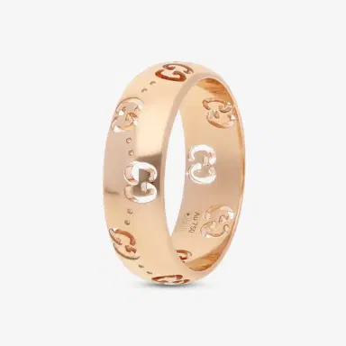 Gucci Gucci Icon 18K Rose Gold Band Ring YBC8043350020 - by The Solist | Thumbnail 2 Gucci Gucci Icon 18K Rose Gold Band Ring YBC8043350020 - by The Solist | Thumbnail 2