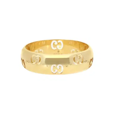 Gucci Gucci Icon 18K Yellow Gold Band Ring YBC804329001 - US by The Solist | Thumbnail 1 Gucci Gucci Icon 18K Yellow Gold Band Ring YBC804329001 - US by The Solist | Thumbnail 1