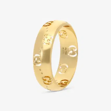 Gucci Gucci Icon 18K Yellow Gold Band Ring YBC804329001 - US by The Solist | Thumbnail 2 Gucci Gucci Icon 18K Yellow Gold Band Ring YBC804329001 - US by The Solist | Thumbnail 2
