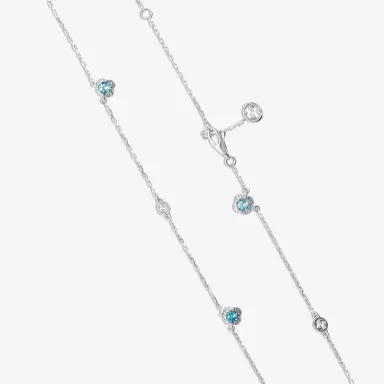 Gucci Gucci Interlocking G 18K White Gold Blue Topaz Necklace by The Solist | Thumbnail 3 Gucci Gucci Interlocking G 18K White Gold Blue Topaz Necklace by The Solist | Thumbnail 3