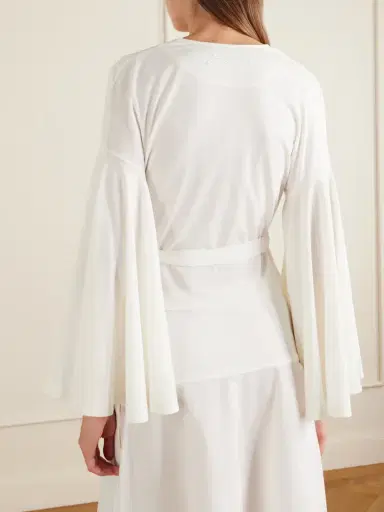Jacquemus The Ventadou Paper-blend Wrap Top | Thumbnail 3 Jacquemus The Ventadou Paper-blend Wrap Top | Thumbnail 3