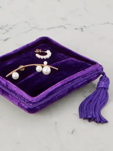 Sophie Bille Brahe Tasseled Velvet Jewelry Box | Thumbnail 2 Sophie Bille Brahe Tasseled Velvet Jewelry Box | Thumbnail 2