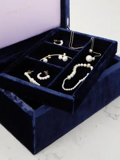 Sophie Bille Brahe Trésor Grande Velvet Jewelry Box | Thumbnail 2 Sophie Bille Brahe Trésor Grande Velvet Jewelry Box | Thumbnail 2