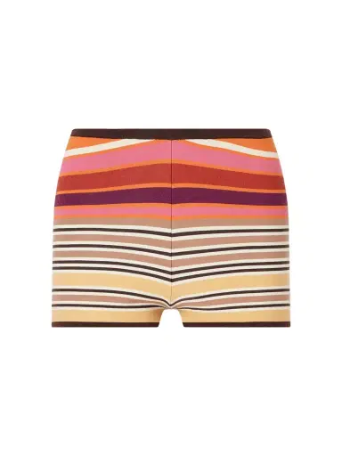Faithfull Playa Striped Jersey Mini Shorts | Thumbnail 1 Faithfull Playa Striped Jersey Mini Shorts | Thumbnail 1
