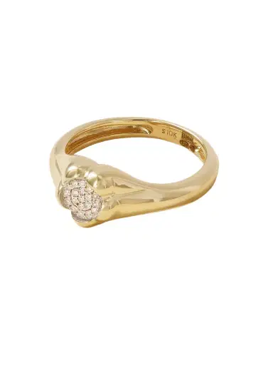 STONE AND STRAND Crosby 10-karat Gold Diamond Ring | Thumbnail 1 STONE AND STRAND Crosby 10-karat Gold Diamond Ring | Thumbnail 1