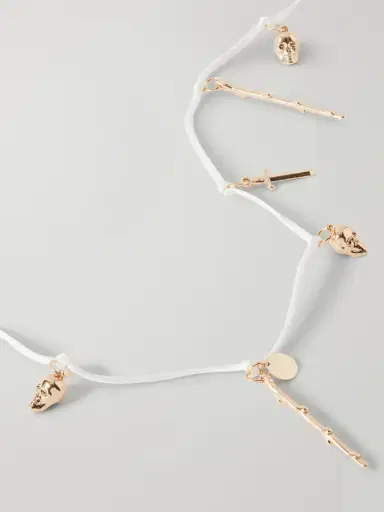 Gabriela Hearst Gold Tone Charm Necklace | Thumbnail 4 Gabriela Hearst Gold Tone Charm Necklace | Thumbnail 4