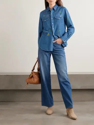 Mother The Maven Skimp Mid-rise Straight-leg Jeans | Thumbnail 2 Mother The Maven Skimp Mid-rise Straight-leg Jeans | Thumbnail 2