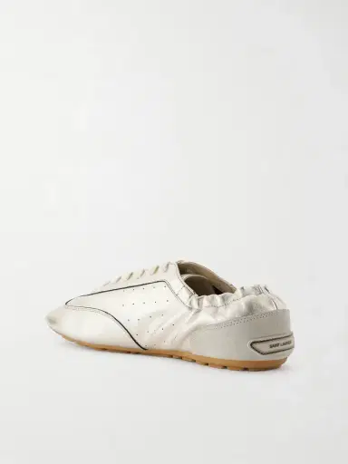 Saint Laurent Lewis Metallic Leather Sneakers | Thumbnail 3 Saint Laurent Lewis Metallic Leather Sneakers | Thumbnail 3