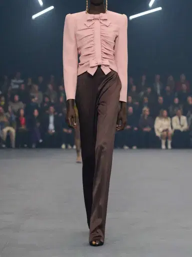 Valentino Garavani Bow-embellished Ruched Wool Jacket | Thumbnail 5 Valentino Garavani Bow-embellished Ruched Wool Jacket | Thumbnail 5