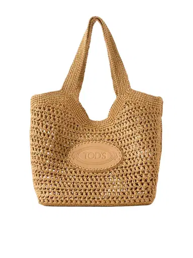 Tod's Woven Straw Tote Bag | Thumbnail 1 Tod's Woven Straw Tote Bag | Thumbnail 1