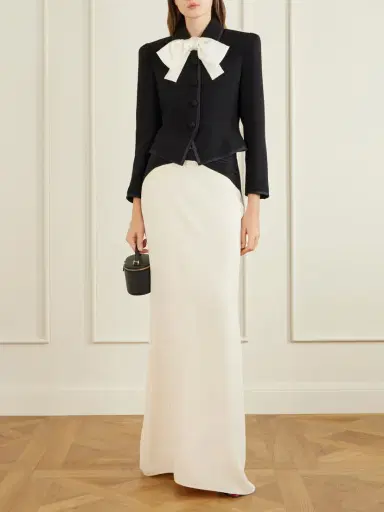 Valentino Garavani Bow-embellished Wool Jacket | Thumbnail 2 Valentino Garavani Bow-embellished Wool Jacket | Thumbnail 2