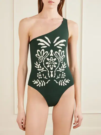 Eres Gemme One-shoulder Printed Swimsuit | Thumbnail 2 Eres Gemme One-shoulder Printed Swimsuit | Thumbnail 2