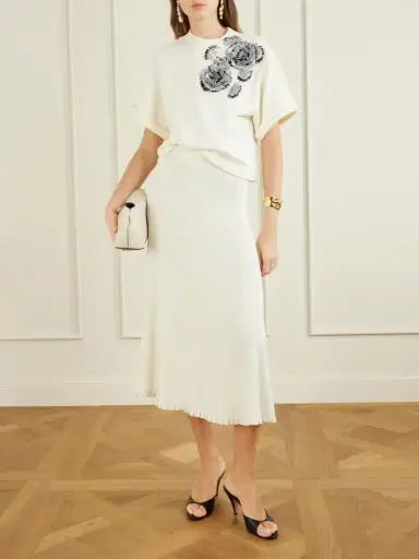 Ulla Johnson Embellished Cotton-jersey T-shirt | Thumbnail 2 Ulla Johnson Embellished Cotton-jersey T-shirt | Thumbnail 2