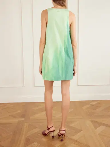 Loewe Dégradé Crinkled Cotton-blend Mini Dress | Thumbnail 3 Loewe Dégradé Crinkled Cotton-blend Mini Dress | Thumbnail 3