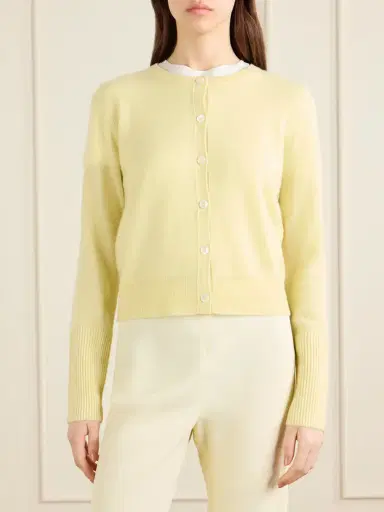La Ligne Solid Lean Lines Cashmere Cardigan | Thumbnail 3 La Ligne Solid Lean Lines Cashmere Cardigan | Thumbnail 3