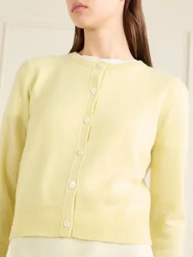 La Ligne Solid Lean Lines Cashmere Cardigan | Thumbnail 5 La Ligne Solid Lean Lines Cashmere Cardigan | Thumbnail 5
