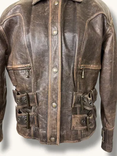 Jen Wonders Studio Leather Brown Jacket | Thumbnail 11 Jen Wonders Studio Leather Brown Jacket | Thumbnail 11