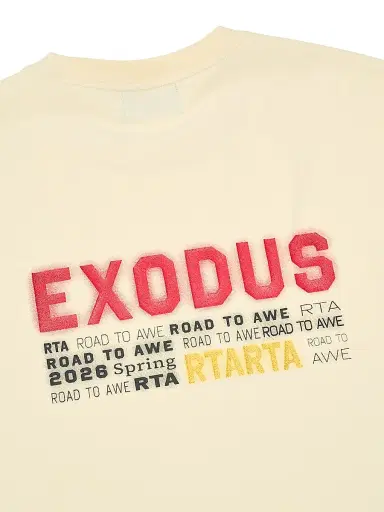 RTA Men's Exodus Elian Double Layered T-Shirt - Raw Sand - Size Small | Thumbnail 4 RTA Men's Exodus Elian Double Layered T-Shirt - Raw Sand - Size Small | Thumbnail 4