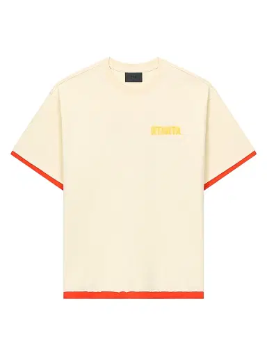 RTA Men's Exodus Elian Double Layered T-Shirt - Raw Sand - Size Small | Thumbnail 1 RTA Men's Exodus Elian Double Layered T-Shirt - Raw Sand - Size Small | Thumbnail 1