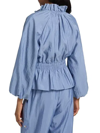 Cinq à Sept Women's Deana Ruffle Zip-Front Jacket | Thumbnail 5 Cinq à Sept Women's Deana Ruffle Zip-Front Jacket | Thumbnail 5