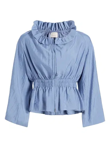 Cinq à Sept Women's Deana Ruffle Zip-Front Jacket | Thumbnail 1 Cinq à Sept Women's Deana Ruffle Zip-Front Jacket | Thumbnail 1