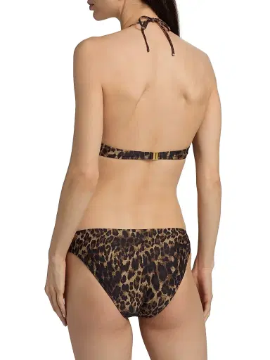 Nili Lotan Women's Leopard-Print Triangle Bikini Top | Thumbnail 4 Nili Lotan Women's Leopard-Print Triangle Bikini Top | Thumbnail 4