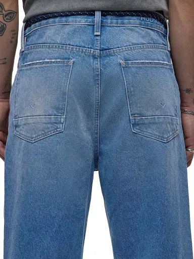 Hudson Jeans Men's Luca Wide-Leg Jeans - Burbank | Thumbnail 8 Hudson Jeans Men's Luca Wide-Leg Jeans - Burbank | Thumbnail 8