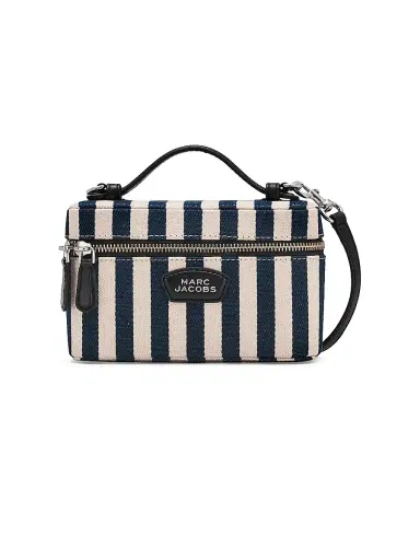 Marc Jacobs Women's The Stripe Canvas Everyday Vanity Bag - Blue Sea Multi | Thumbnail 1 Marc Jacobs Women's The Stripe Canvas Everyday Vanity Bag - Blue Sea Multi | Thumbnail 1