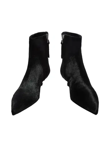 Aeyde Women's Sofie 30MM Calf Hair Ankle Boots - Black | Thumbnail 5 Aeyde Women's Sofie 30MM Calf Hair Ankle Boots - Black | Thumbnail 5