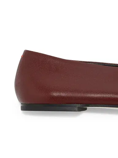 Aeyde Women's Betty Leather Flats - Port | Thumbnail 5 Aeyde Women's Betty Leather Flats - Port | Thumbnail 5