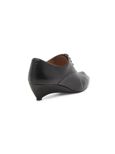 Jil Sander Women's Sculptural Oxford-Style Leather Kitten-Heel Shoes | Thumbnail 3 Jil Sander Women's Sculptural Oxford-Style Leather Kitten-Heel Shoes | Thumbnail 3