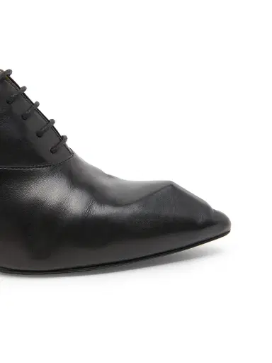 Jil Sander Women's Sculptural Oxford-Style Leather Kitten-Heel Shoes | Thumbnail 5 Jil Sander Women's Sculptural Oxford-Style Leather Kitten-Heel Shoes | Thumbnail 5