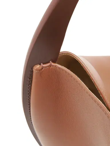 Jil Sander Women's Pivot Leather Hobo Bag - Grape | Thumbnail 5 Jil Sander Women's Pivot Leather Hobo Bag - Grape | Thumbnail 5