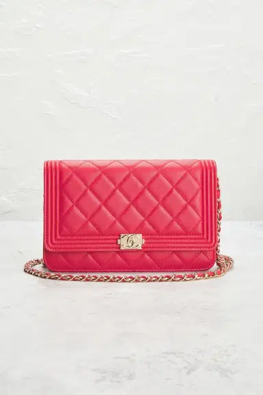 chanel Chanel Lambskin Boy Wallet On Chain | Thumbnail 2 chanel Chanel Lambskin Boy Wallet On Chain | Thumbnail 2