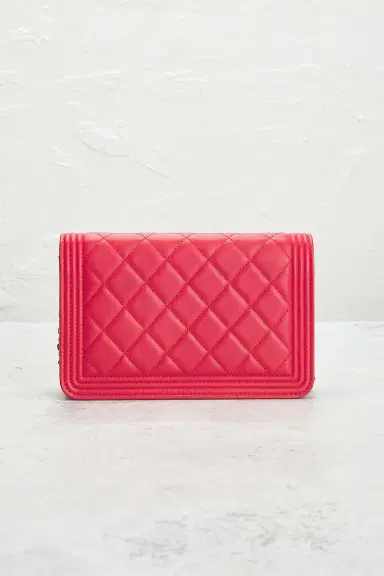 chanel Chanel Lambskin Boy Wallet On Chain | Thumbnail 3 chanel Chanel Lambskin Boy Wallet On Chain | Thumbnail 3