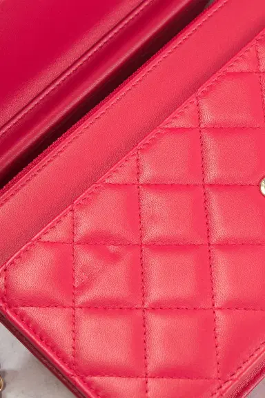 chanel Chanel Lambskin Boy Wallet On Chain | Thumbnail 7 chanel Chanel Lambskin Boy Wallet On Chain | Thumbnail 7