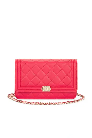 chanel Chanel Lambskin Boy Wallet On Chain | Thumbnail 1 chanel Chanel Lambskin Boy Wallet On Chain | Thumbnail 1
