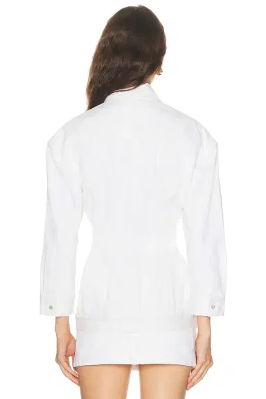Wardrobe.NYC Denim Contour Jacket | Thumbnail 3 Wardrobe.NYC Denim Contour Jacket | Thumbnail 3
