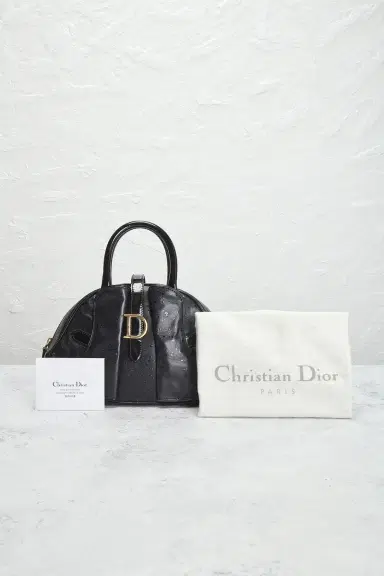 Dior Mini Double Saddle Bowler Bag | Thumbnail 12 Dior Mini Double Saddle Bowler Bag | Thumbnail 12