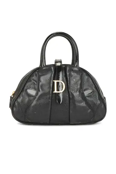 Dior Mini Double Saddle Bowler Bag | Thumbnail 3 Dior Mini Double Saddle Bowler Bag | Thumbnail 3