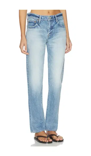 Moussy Vintage Deland Slim Straight Leg Jeans | Thumbnail 2 Moussy Vintage Deland Slim Straight Leg Jeans | Thumbnail 2