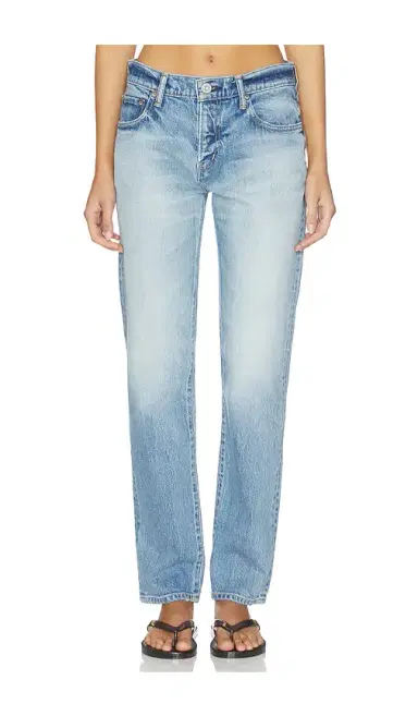 Moussy Vintage Deland Slim Straight Leg Jeans | Thumbnail 1 Moussy Vintage Deland Slim Straight Leg Jeans | Thumbnail 1