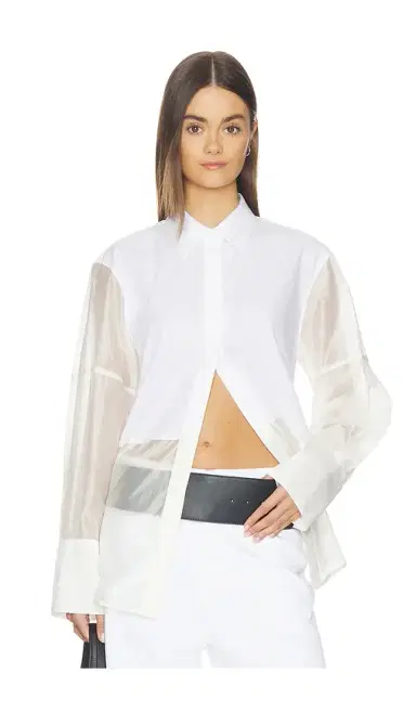 Helmut Lang Combo Long Sleeve Shirt | Thumbnail 1 Helmut Lang Combo Long Sleeve Shirt | Thumbnail 1